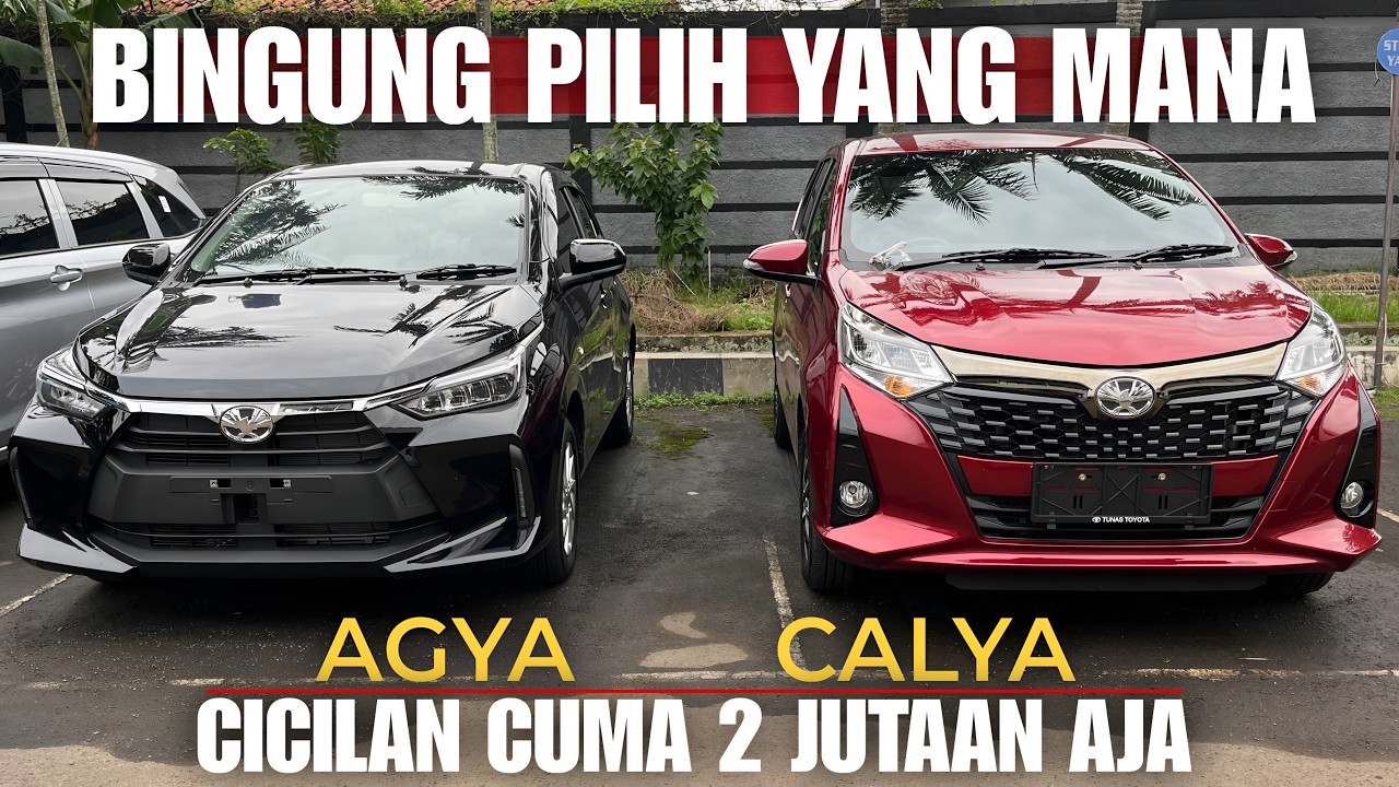 BINGUNG PILIH MANA ‼️ AGYA ATAU CALYA PROMO CICIL 2 JUTAAN AJA DI TUNAS TOYOTA CINERE