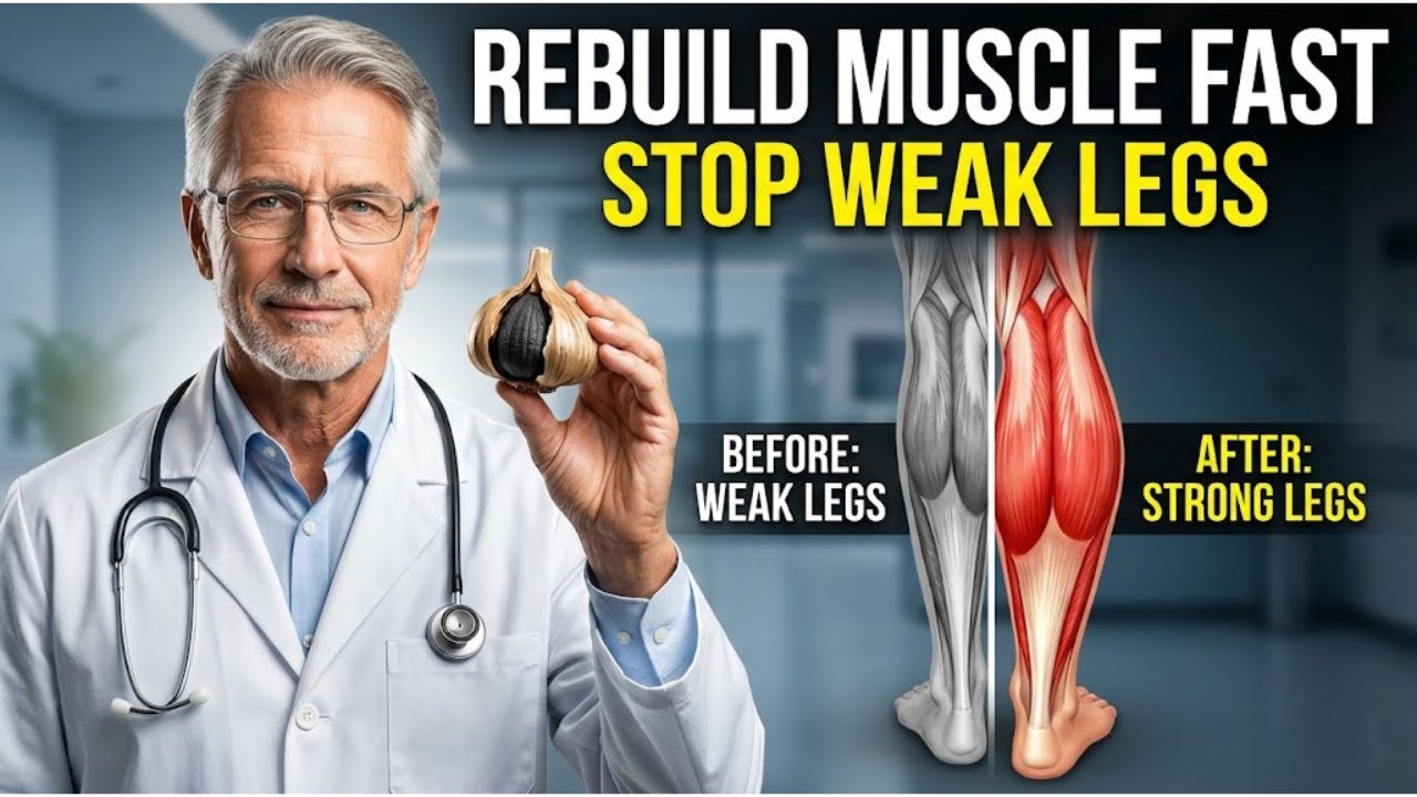 Over 75?  With Weak Legs? Eat This Before Bed to Rebuild Muscle Fast!