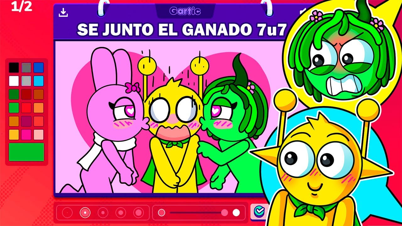 Simon y sus Novias en GARTIC PHONE 😈🔥🎨