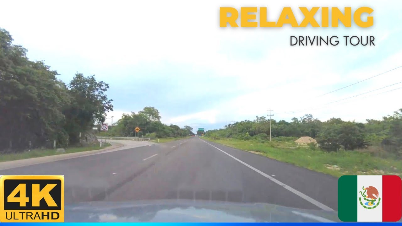 Bacalar to Cancun Drive 4K | Mexico Highway 307 Road Trip