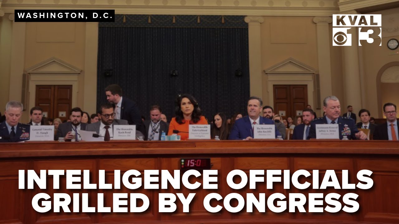 Trump admin intelligence officials face another grilling by Congress over chats leak