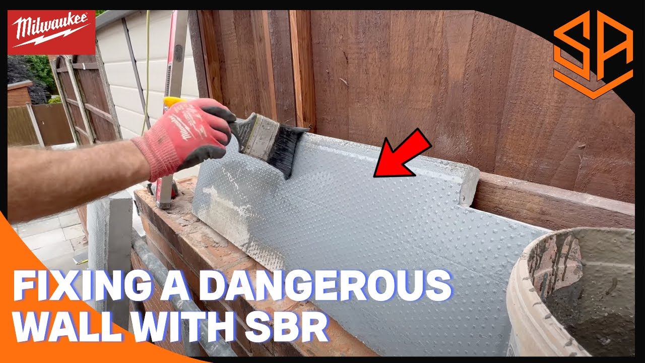 DANGEROUS RETAINING WALL FIXED WITH SBR