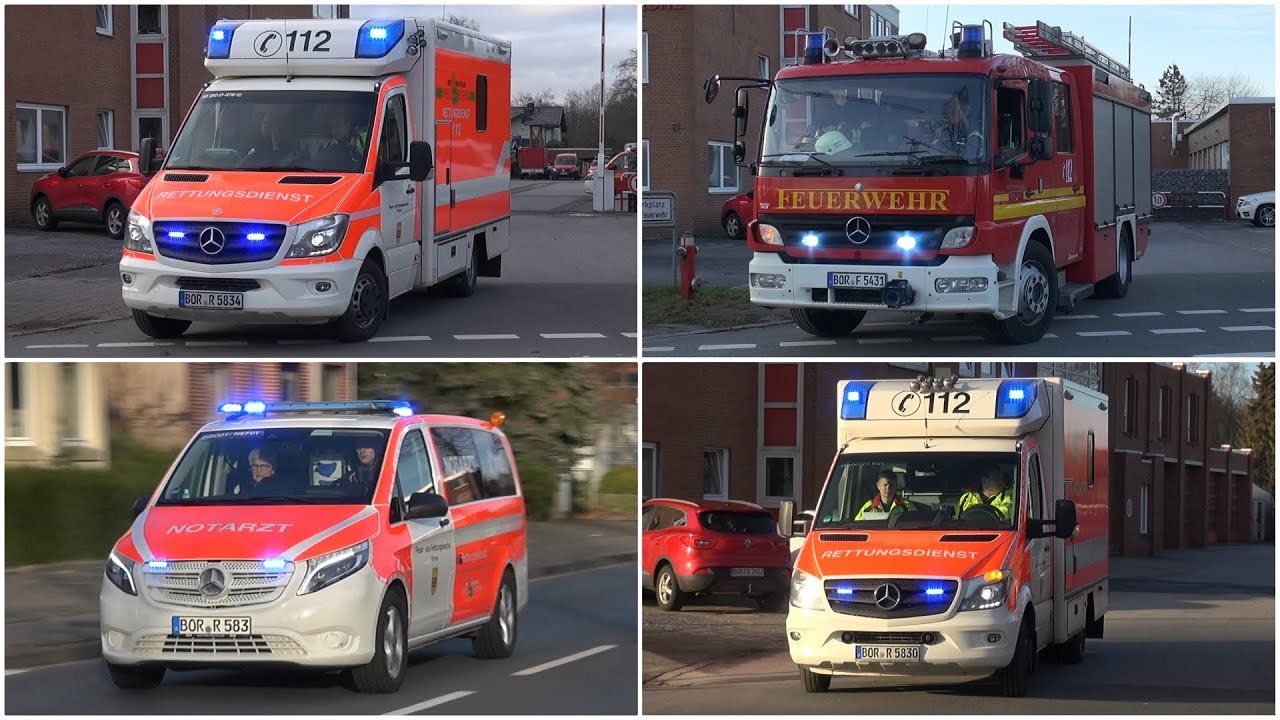 [Neues NEF] Einsatzfahrten Feuerwehr und Rettungsdienst in Gronau