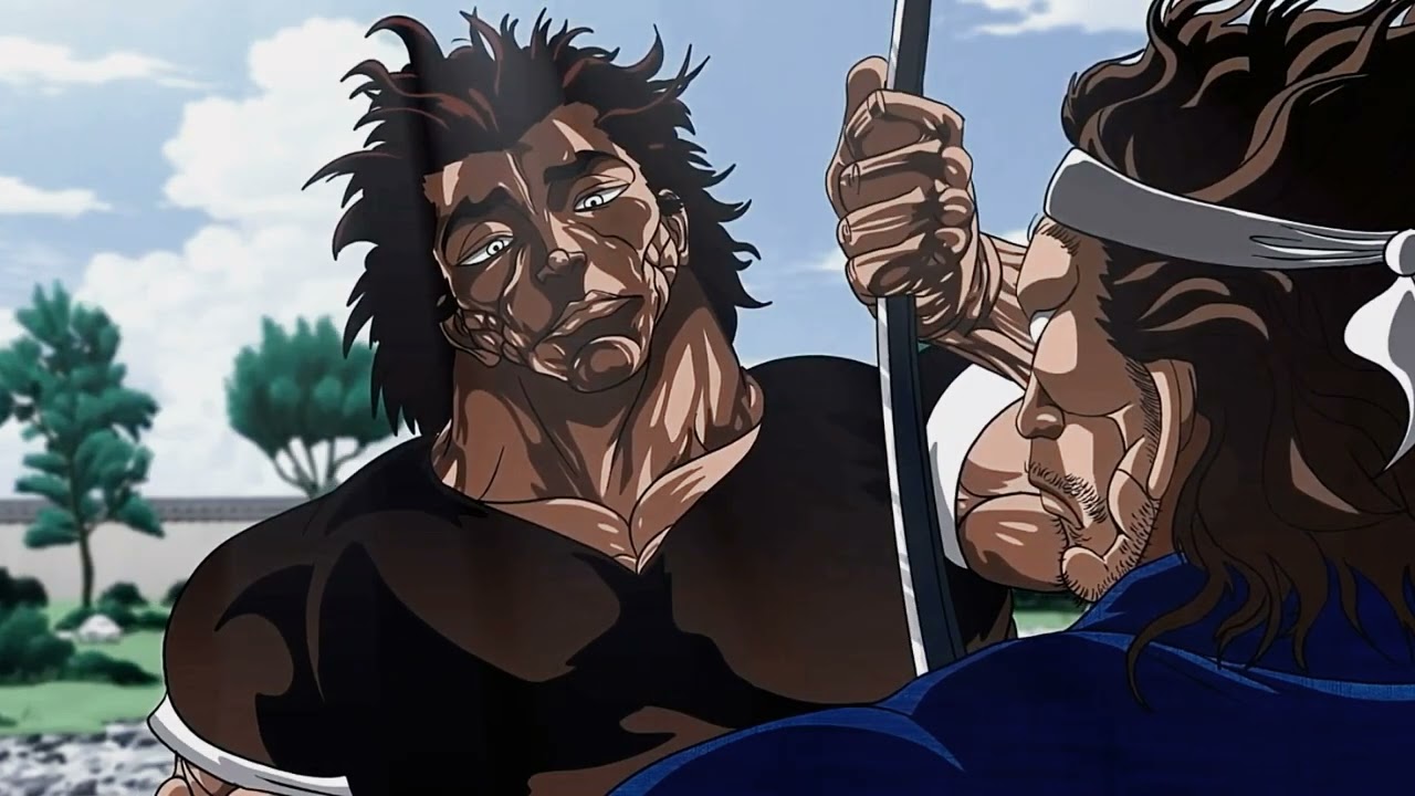 yujiro hanma vs musashi Miyamoto - [animation]/(baki hanma)
