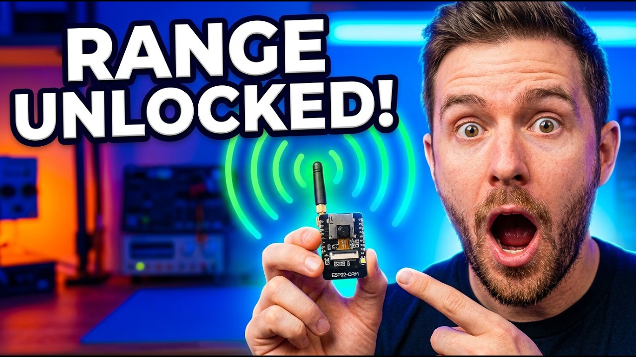 Boost ESP32-CAM Wi-Fi Range! 📶 External Antenna Mod Tutorial