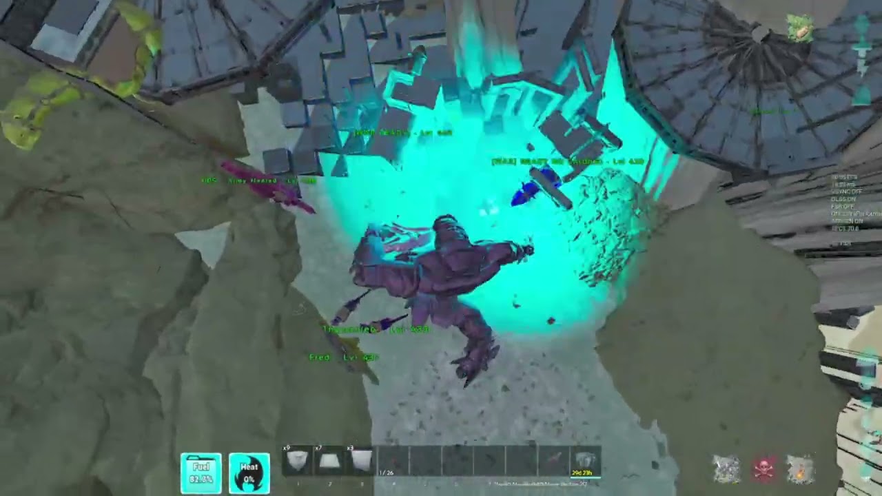 Online Wiping Vangaurds 30 Tower Ext Tree! || Ark Small Tribes PVP