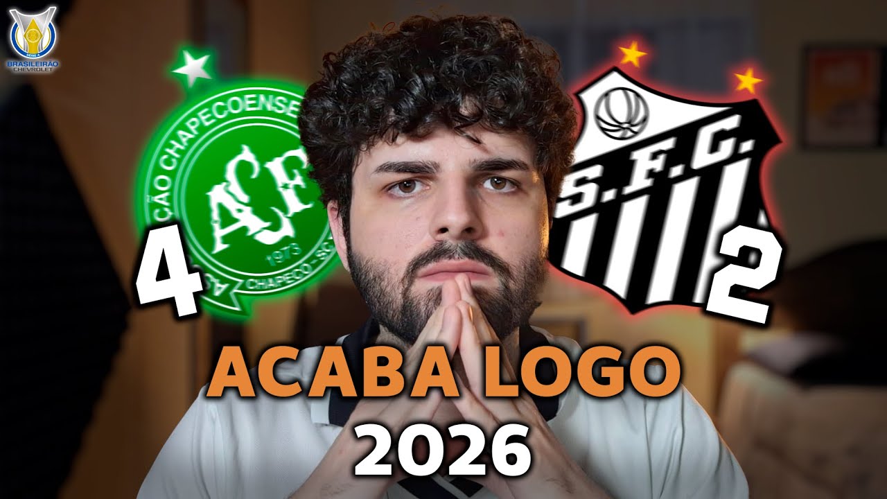 Chapecoense 4x2 Santos - O TIME QUE REFLETE A GESTÃO