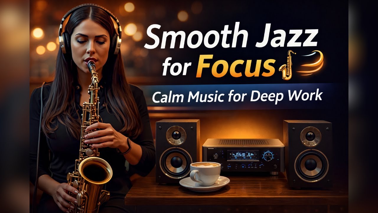 Smooth Jazz for Focus 🎷 Calm Music for Deep Work