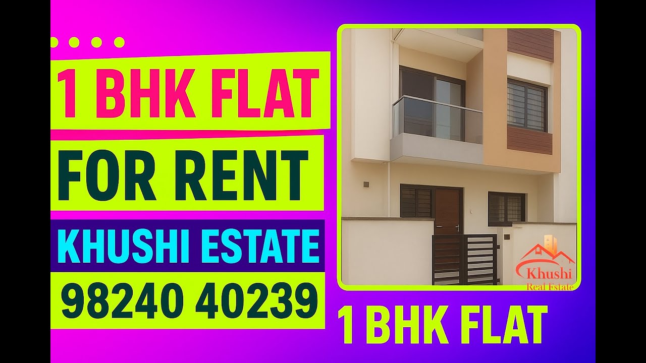 1 BHK Flat for Rent in Satellite | Family Only | Khushi Estate | Affordable Homes in Ahmedabad