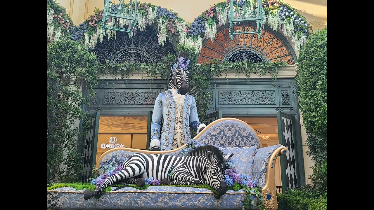 Summer Display at the Bellagio Conservatory and Botanical Gardens in Las Vegas