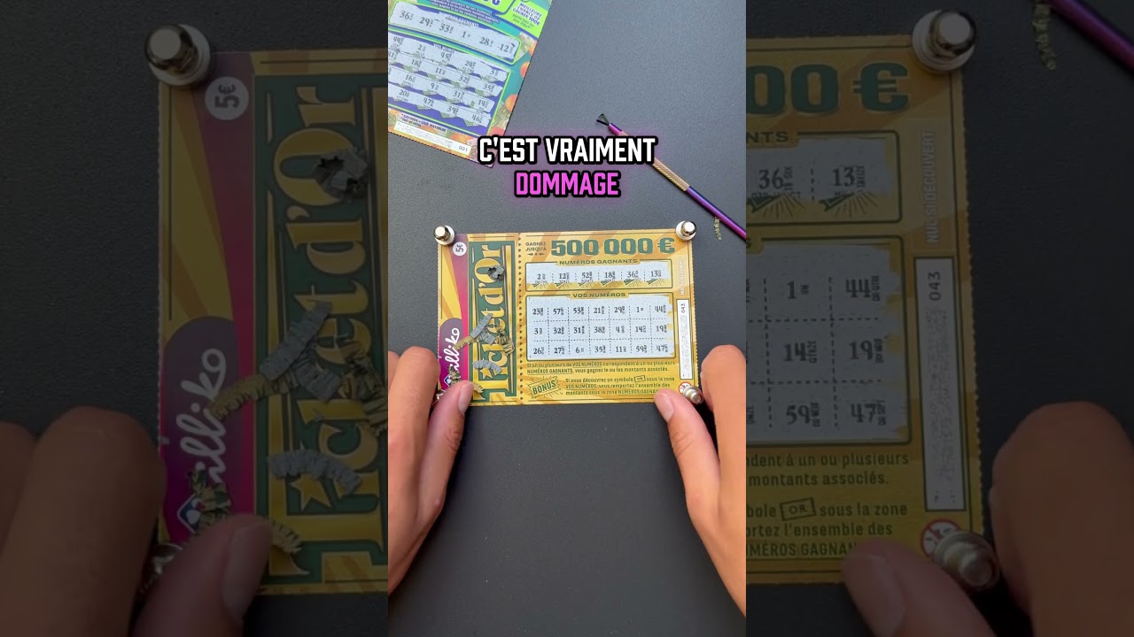 Ticket à gratter du jour 44 