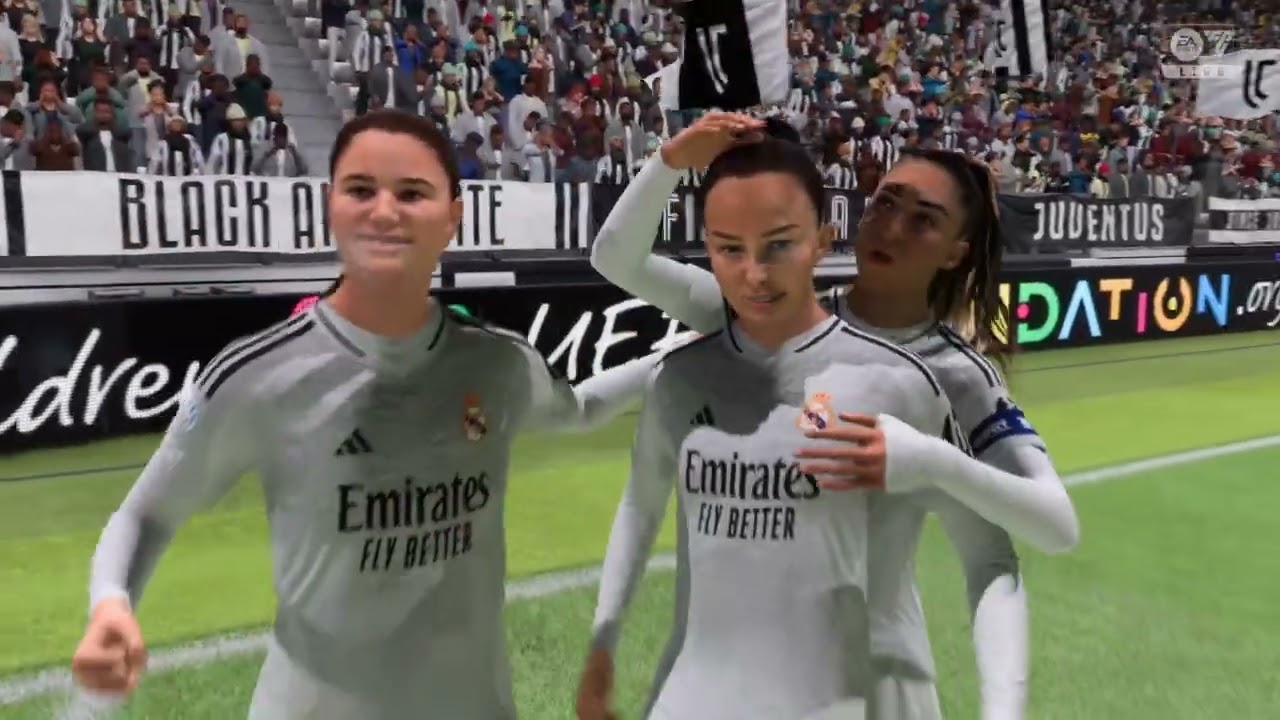 mundial de clubes femenina Episodio 6 REAL  MADRID 9 - 2 JUVENTUS semi final 2