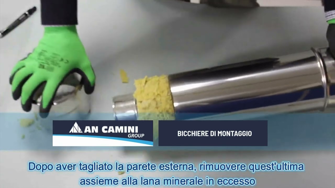 Come Tagliare e Installare un Bicchiere di Montaggio su misura per Canna Fumaria