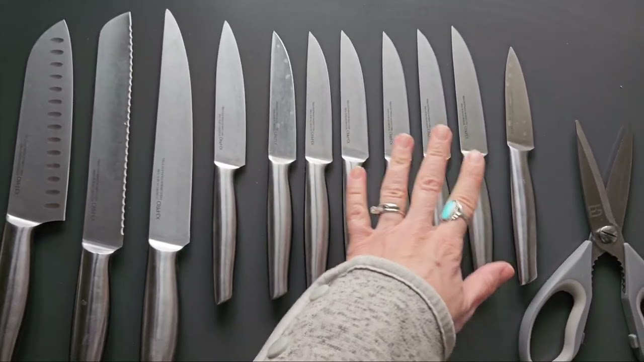 Лучший набор кухонных ножей премиум-класса с подставкой | От KnifeSaga