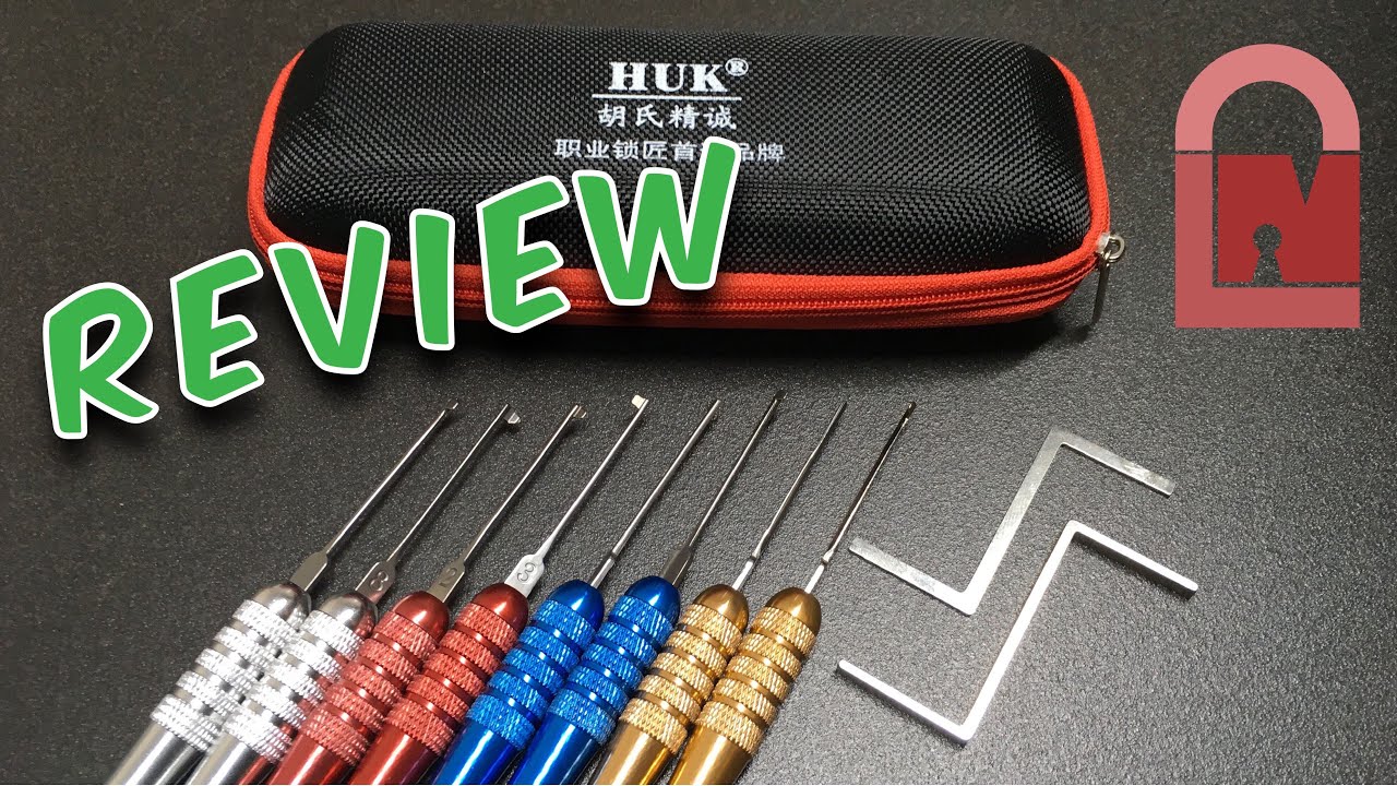HUK 10 Piece Dimple Lock Pick Set Review
