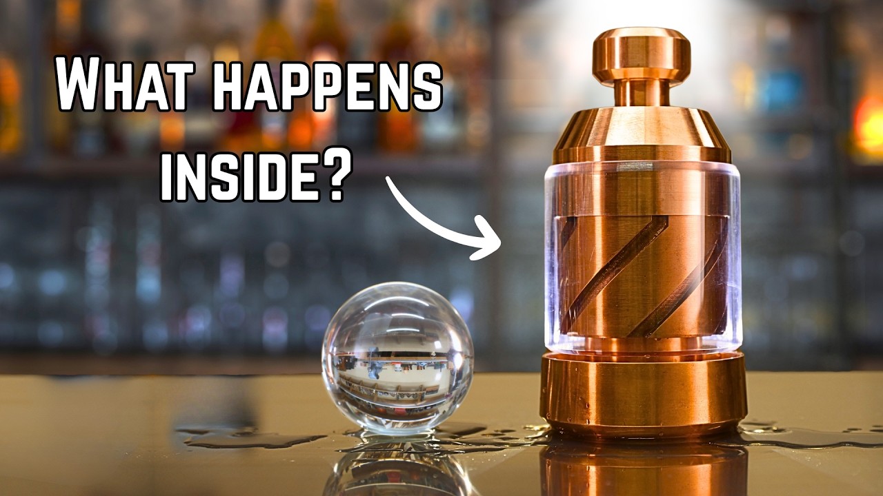 This Transparent Ice Press makes ICE BALLS