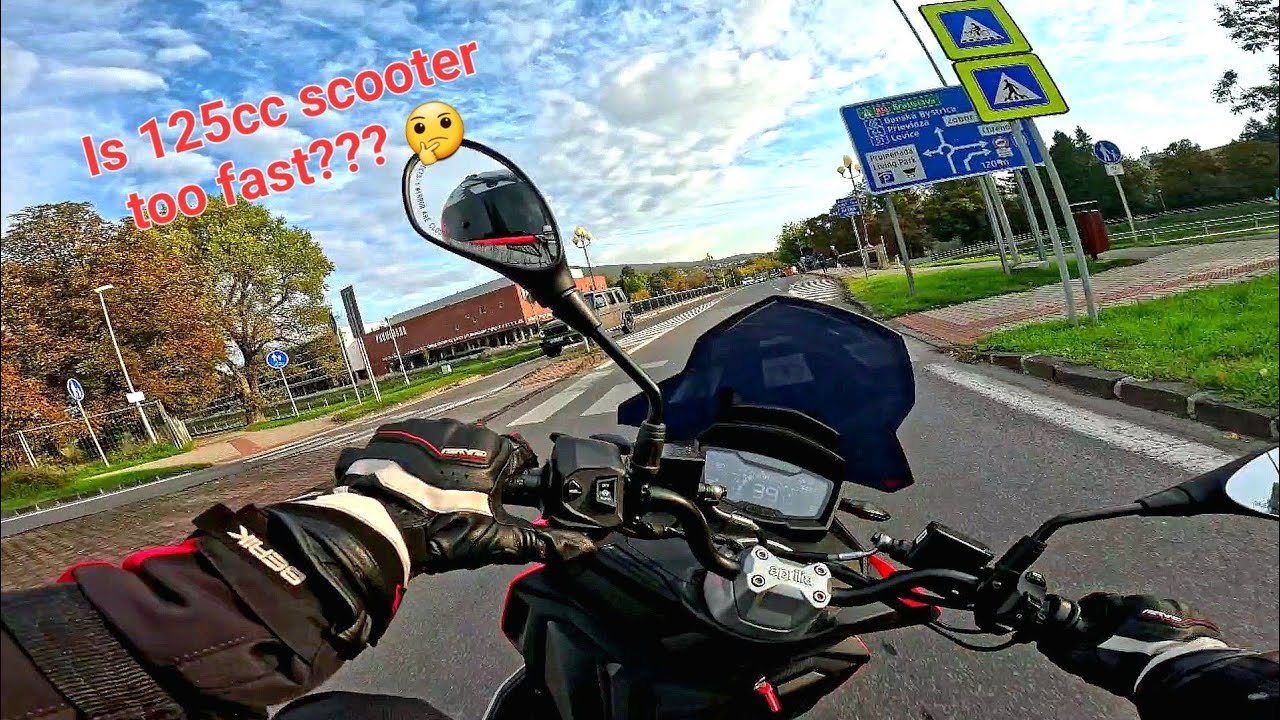 Ako jazdí aprilia sr125 gt ? Rýchla recenzia pomalej motorky 😜