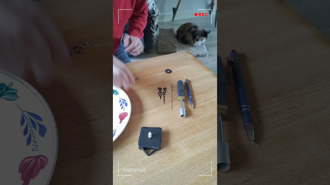 Uurwerk Boerenbont klok monteren