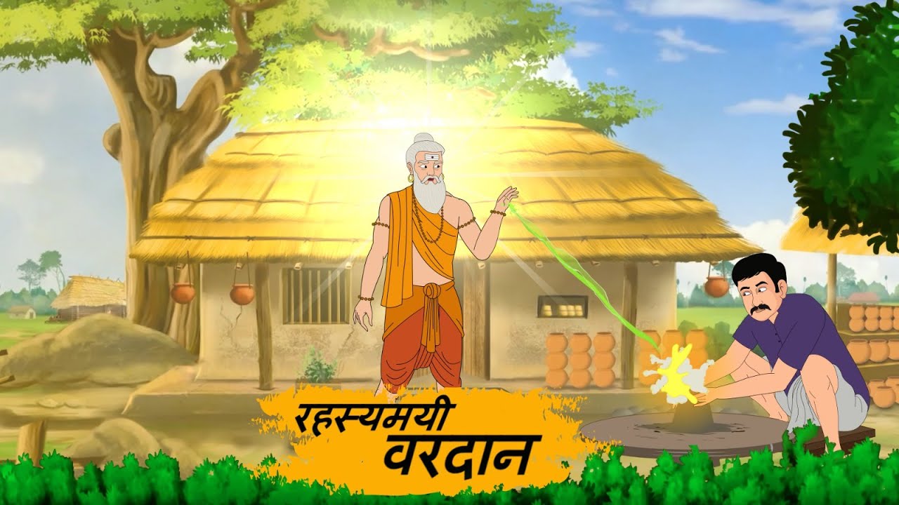 रहस्यमयी वरदान | Rahasyamayi Vardaan |cartoon| moral story| Hindi kahaniyan