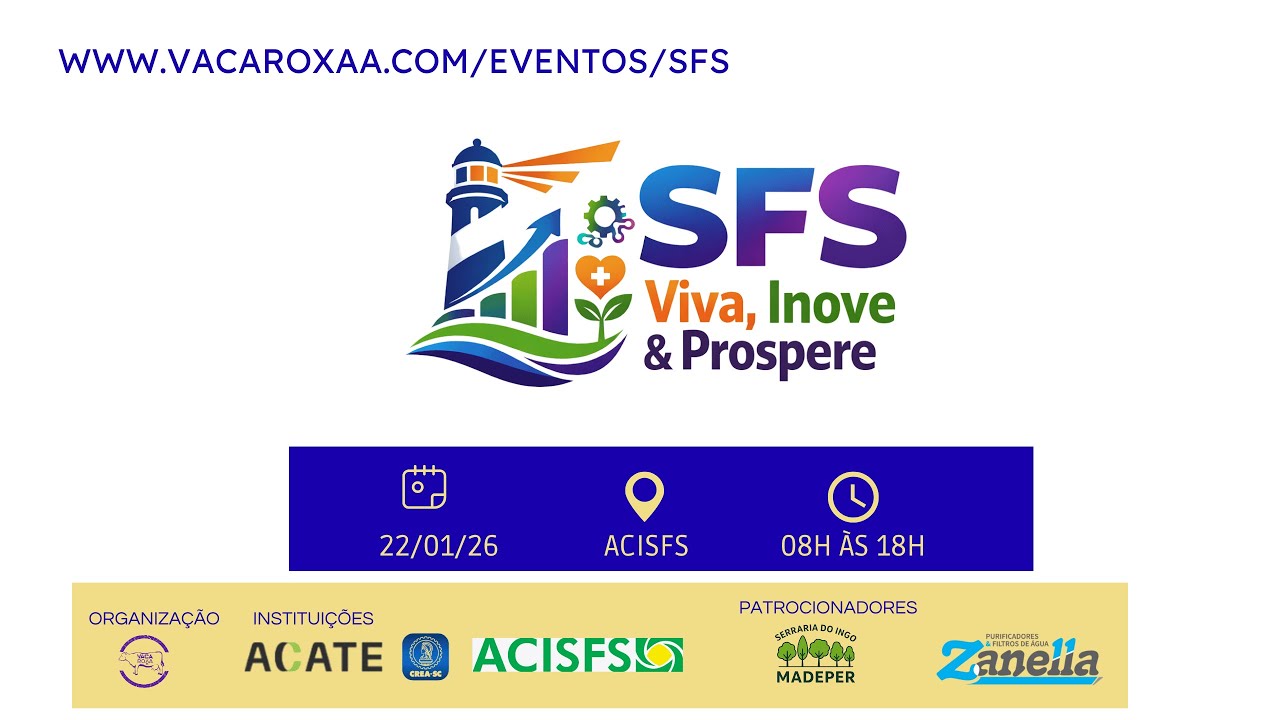 Sfs Viva Inove e Prospere. Parte 1 (manhã) 22/01 LIVE PRINCIPAL.