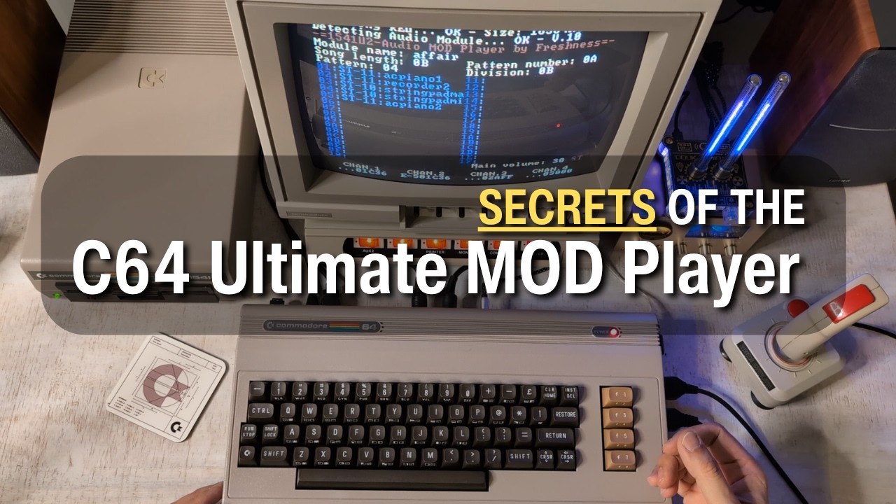 How to use the C64 Ultimate MOD Player