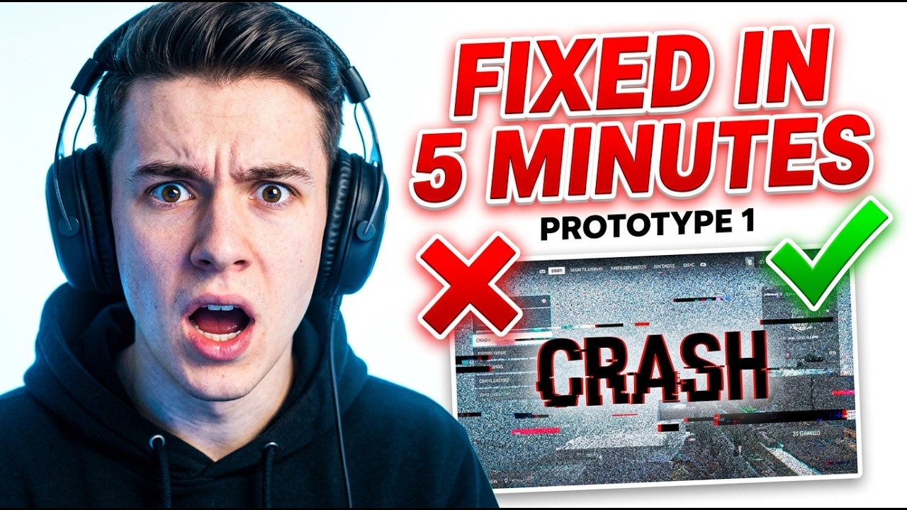 (Working) In 5 minutes How to fix Prototype 1 Crash in 2026