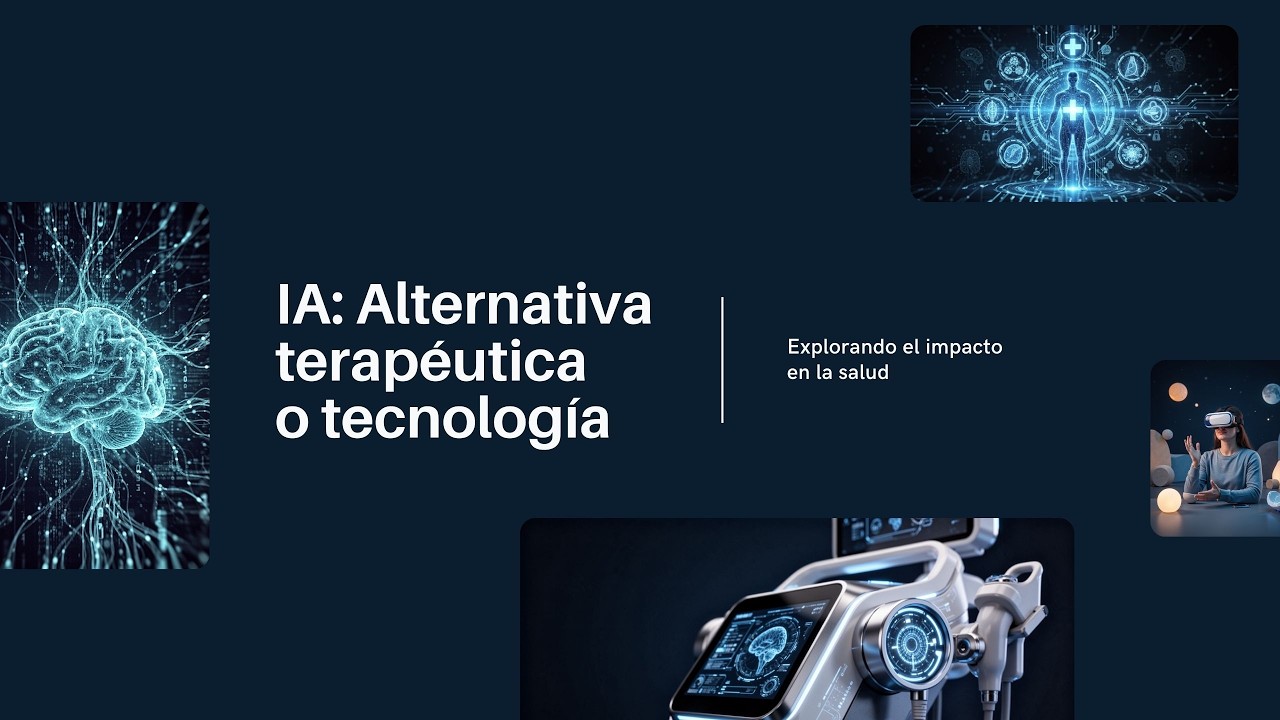IA: Alternativa terapéutica o tecnología