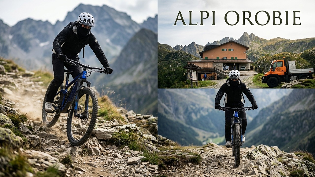 Dal RIFUGIO F. CALVI a CARONA -- discesa in MTB