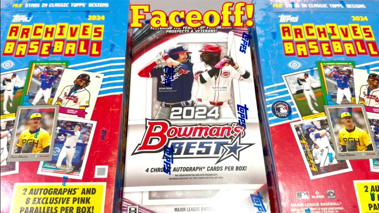 8 AUTOS!  2024 BOWMAN’S BEST vs 2024 ARCHIVES HOBBY!  (Faceoff Friday)