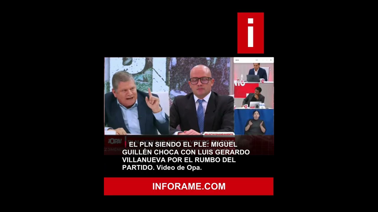 Miguel Guillén choca con Luis Gerardo Villanueva
