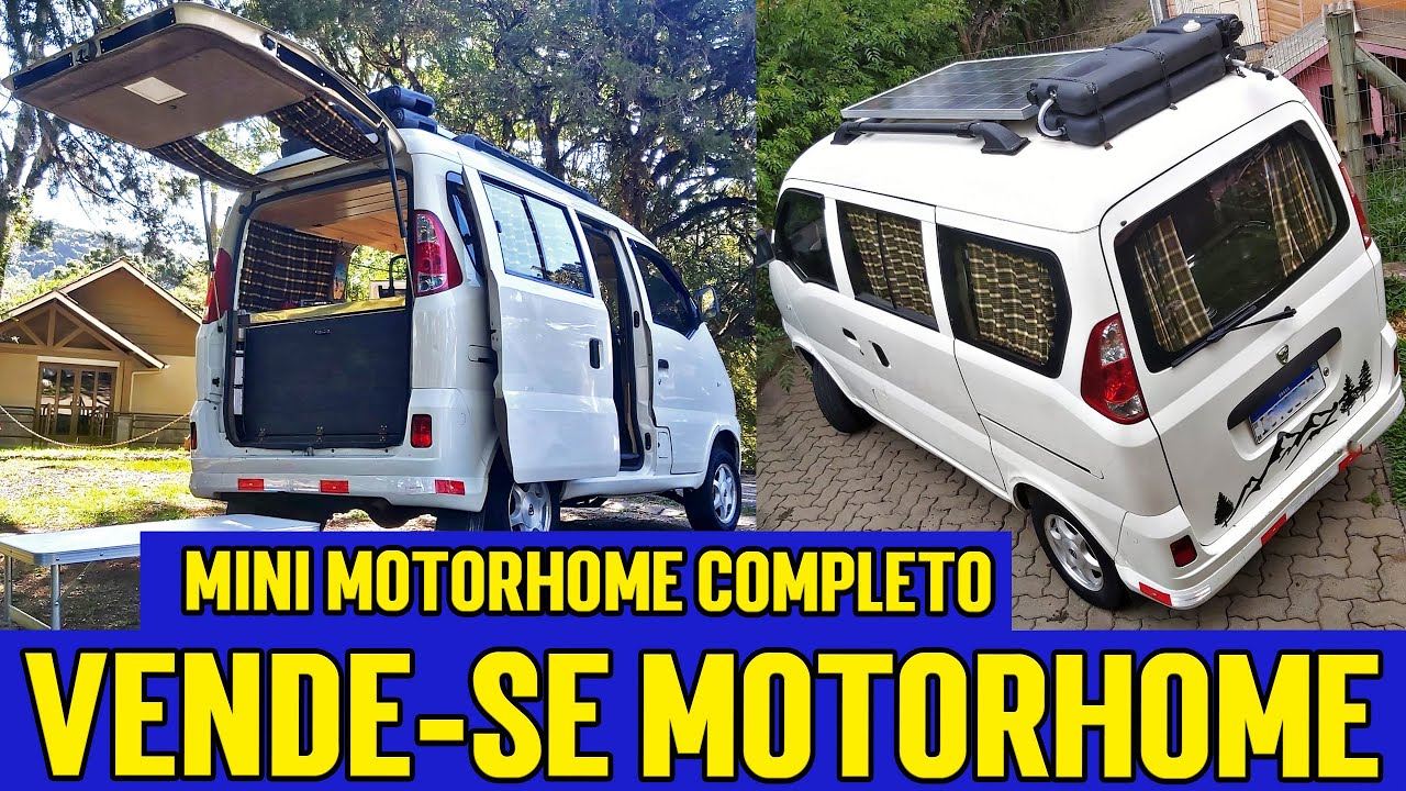 VENDIDA! OLHA QUE DEMAIS MINI MOTORHOME TOWNER VAN MUITO COMPLETO À VENDA
