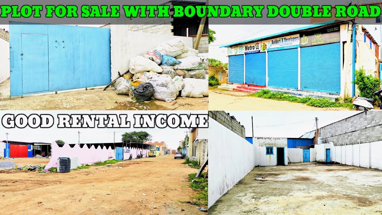PLOT WITH DOUBLE ROAD BOUNDARY FOR SALE IN HYDERABAD JALPALLY METRO COLONY