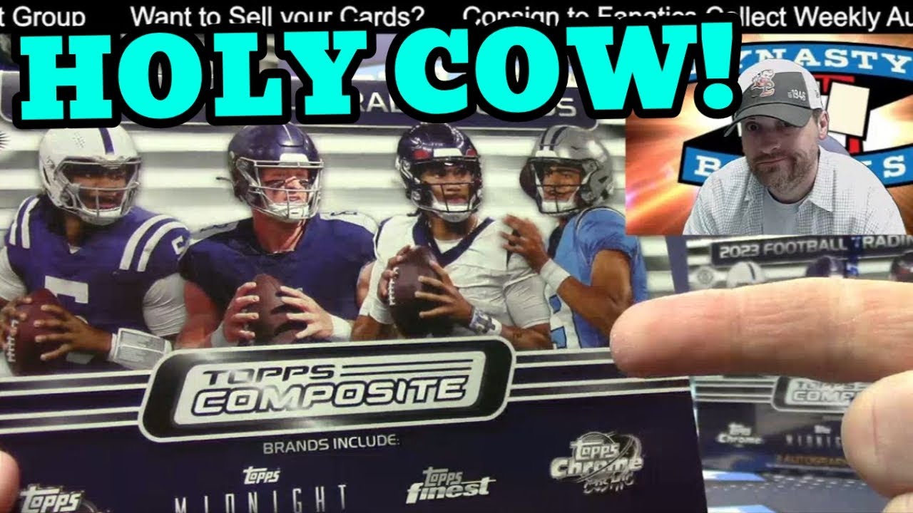 NINE MONSTER QB Autos 😲 2023 Topps Composite Football Delight 10 Box Case Break #1