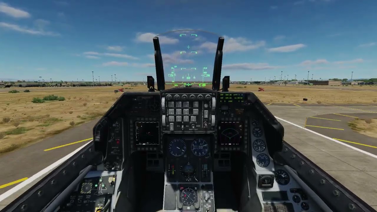 DCS Virtual Incirlik RIAT in cockpit Polish F-16 Arrival
