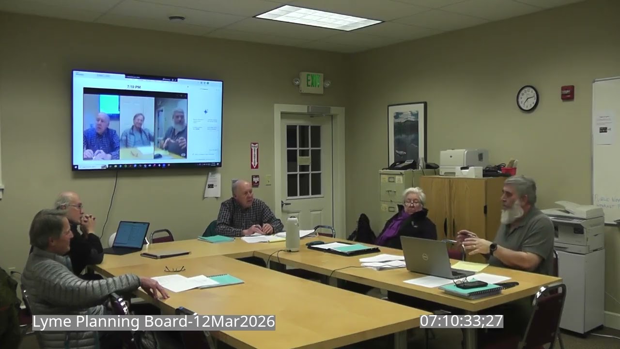 Lyme Planning Board 2026-03-12