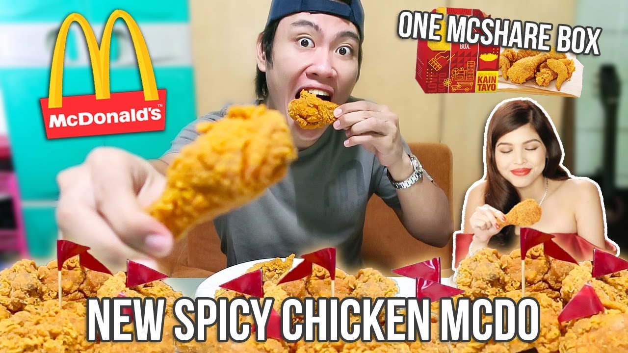 NEW SPICY CHICKEN MCDO MUKBANG!!