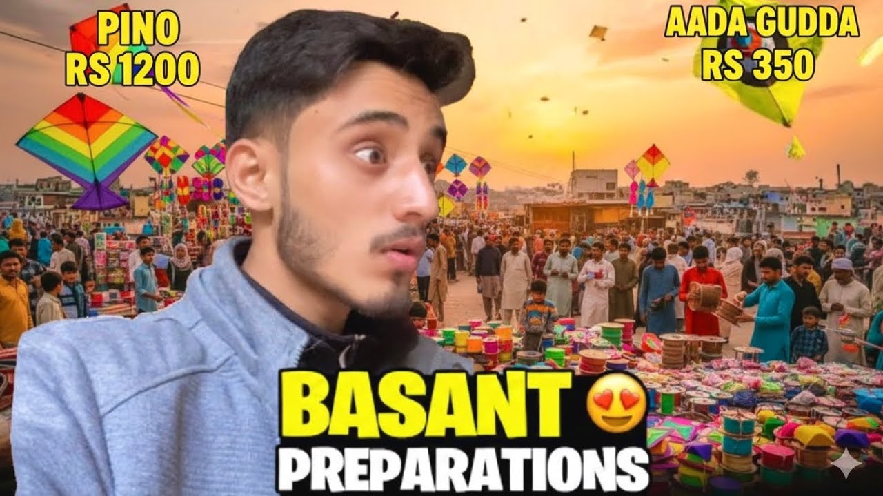 Finally Basant 2026 Ki Tayari Shuru 🪁| Visited Lahore Rooftop And Bazar for Day 1😱