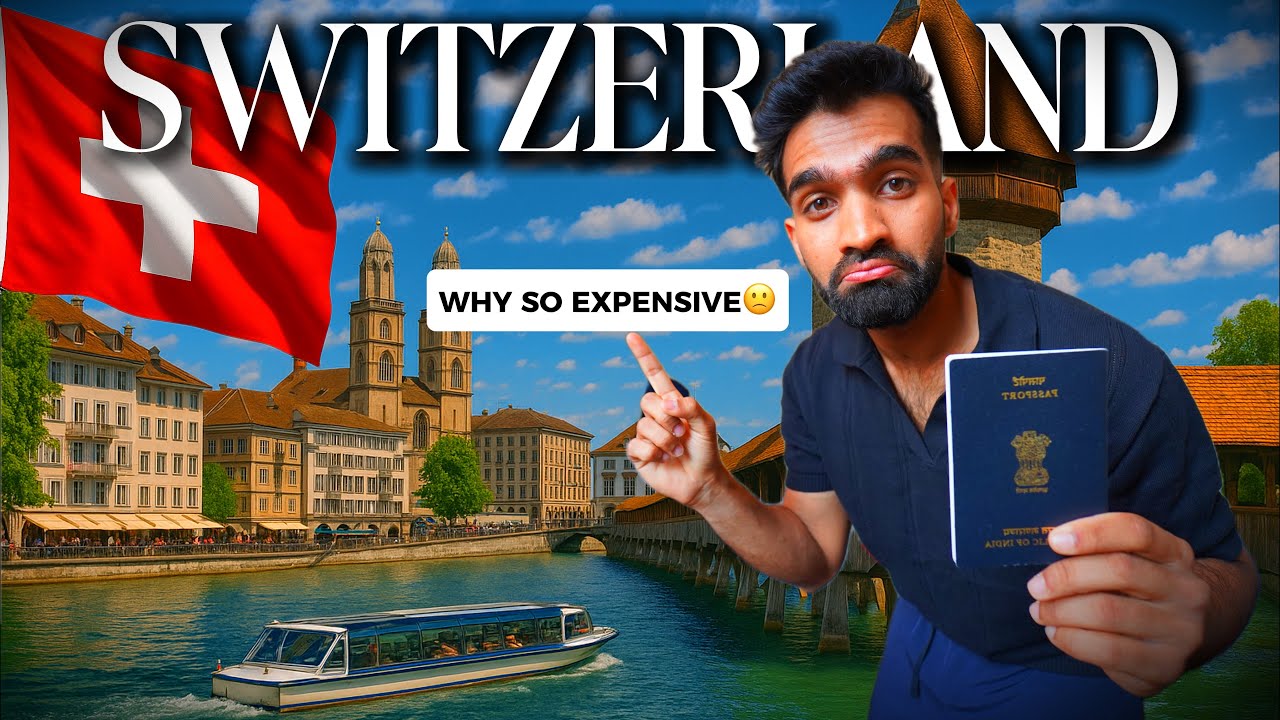 Why is Switzerland So Expensive to Visit?| 10000 Rs in Switzerland by Indian |