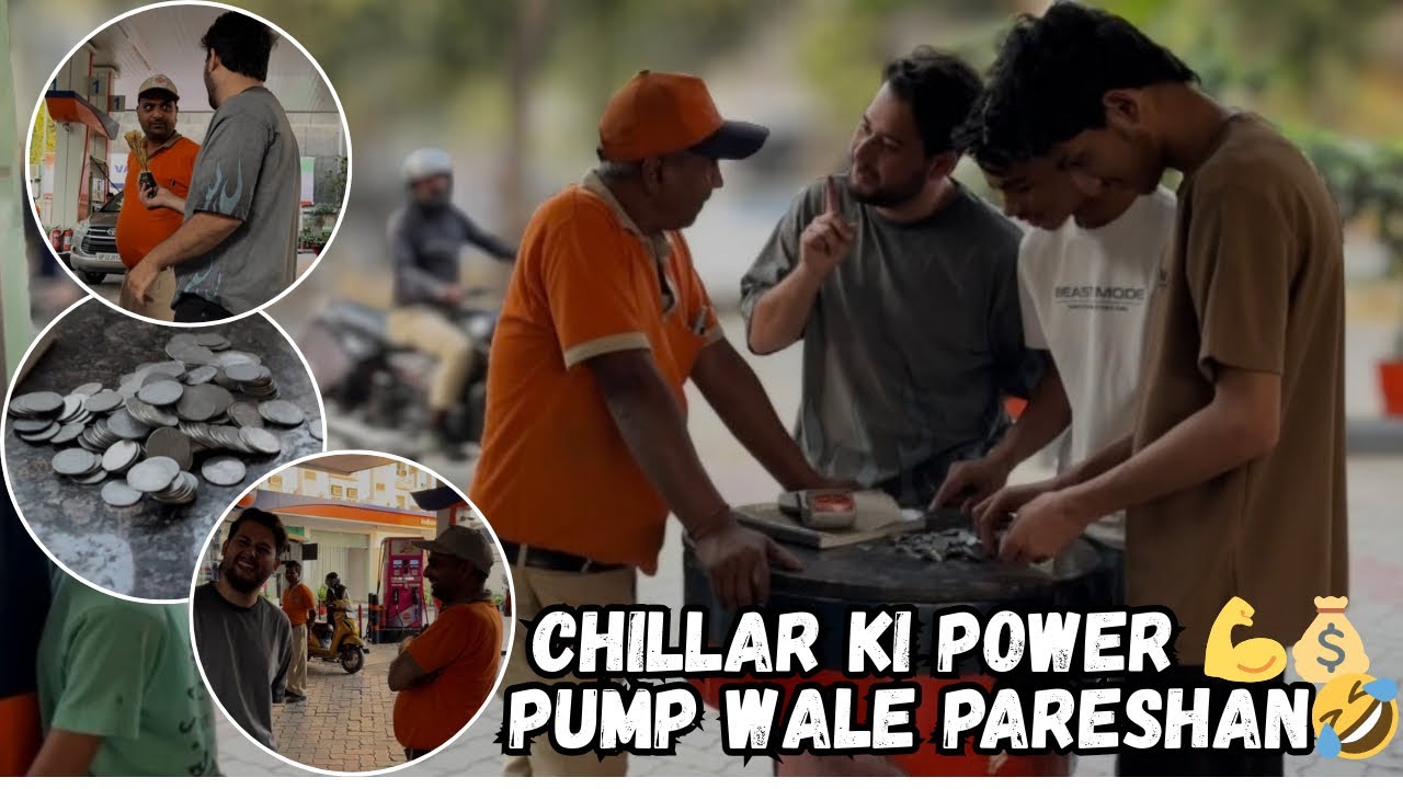 Chillar Se Payment Kiya Aur Petrol Pump Wala Hairan Reh Gaya 🤯| Crazy Public Reaction | Comedy Vlog🤣