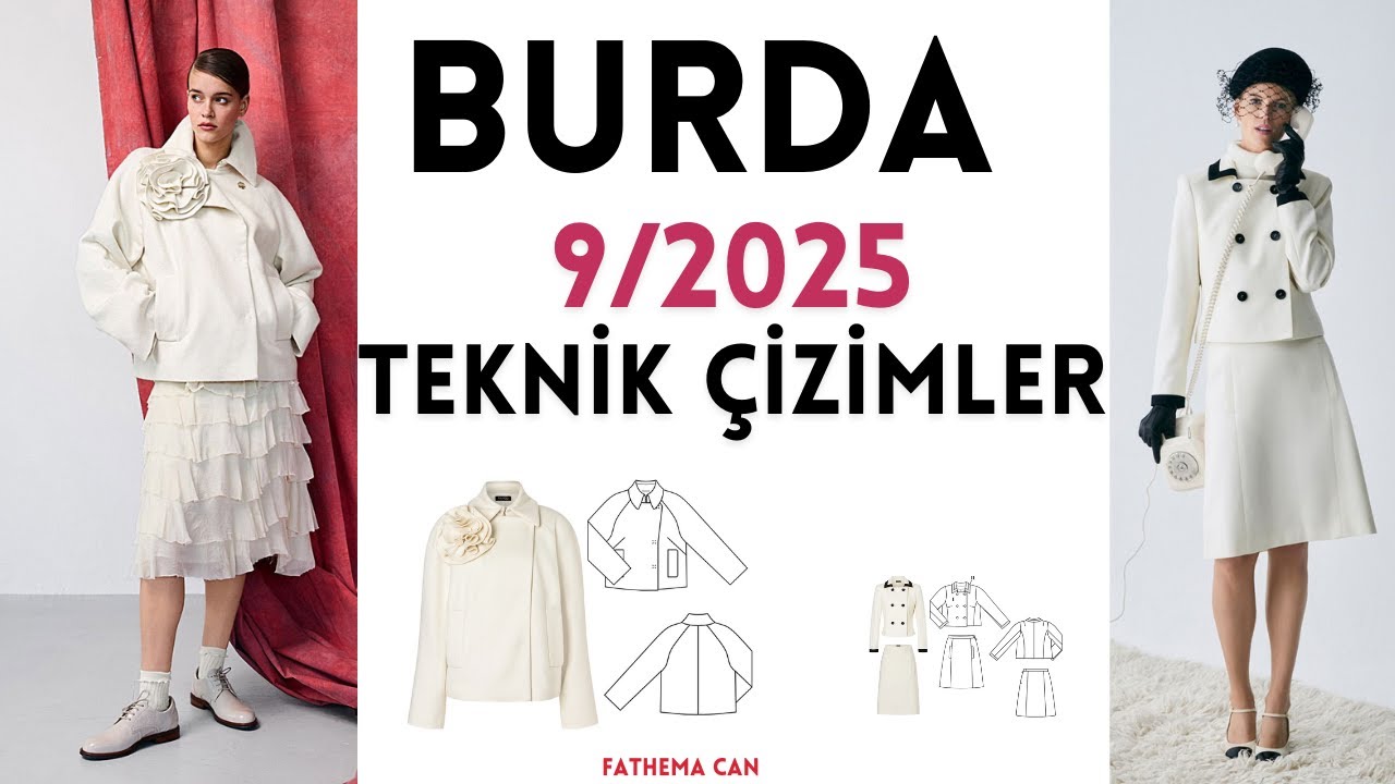 Buda Dergisi  9/2025 Teknik Çizimler 👗👖💫 Yeni Video !!!