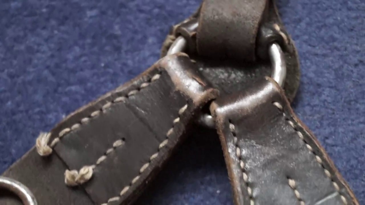 WW2 German Belt Suspenders Y Straps