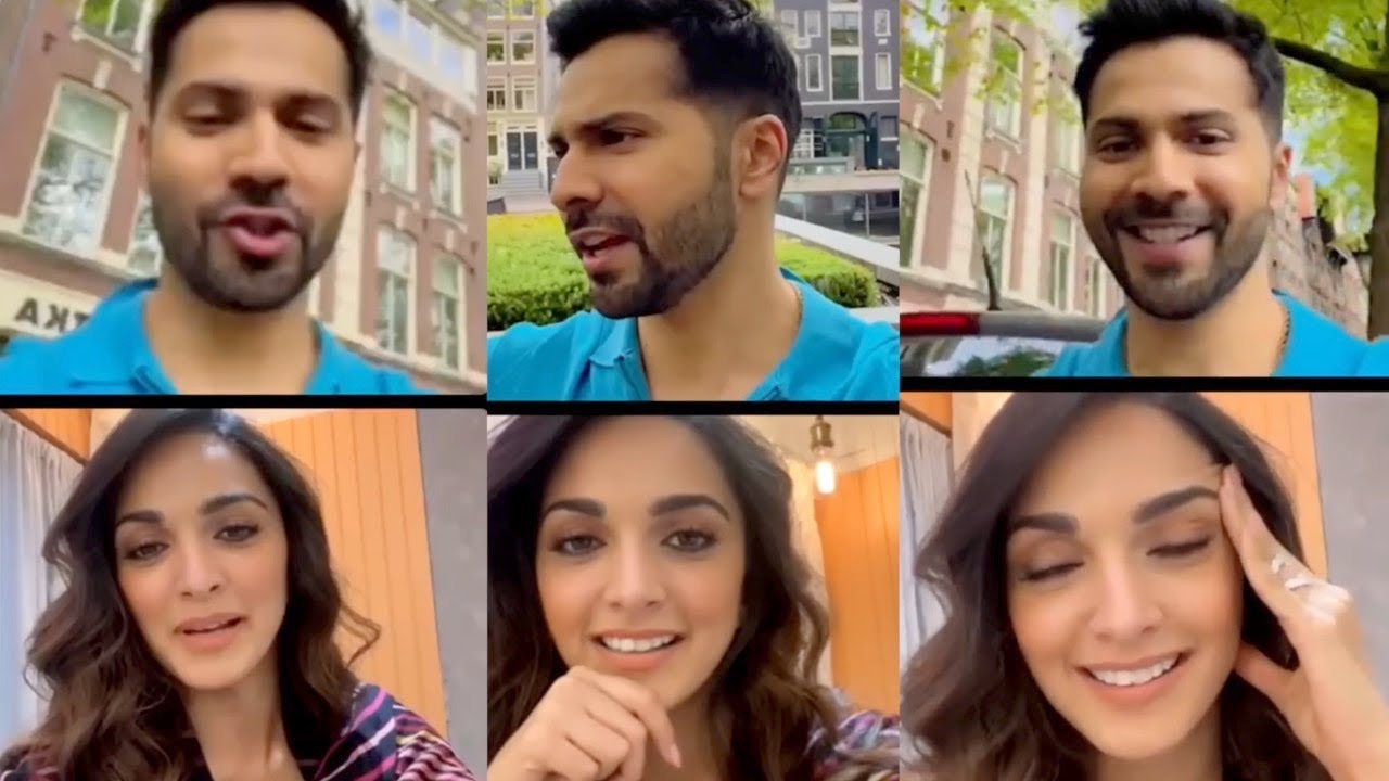 Kiara Advani & Varun Dhawan Instagram LIVE CHAT || Varun Dhawan Live ||   Kiara Advani Live
