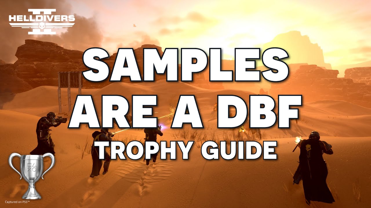 Helldivers 2 - Collect 15 Rare Samples - Samples Are A Diver's Best Friend Trophy Guide (PS5)
