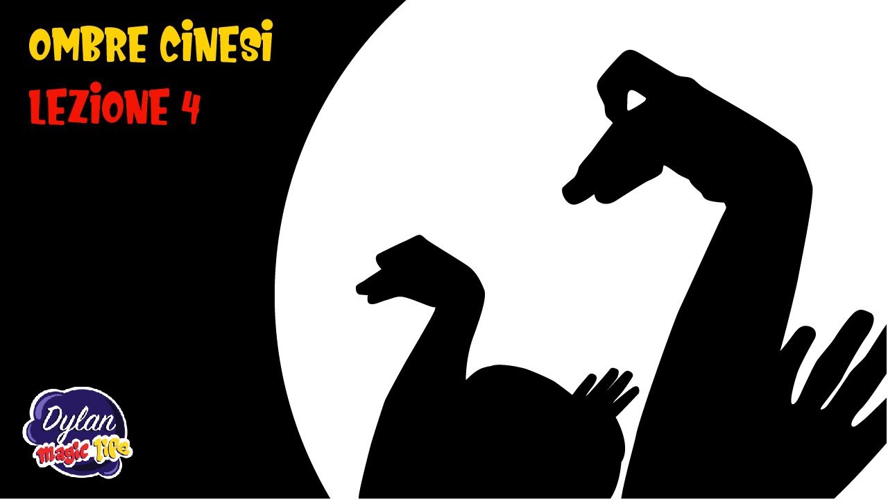 COME FARE LE OMBRE DEGLI ANIMALI CON LE MANI - Tutorial ombre cinesi CIGNO