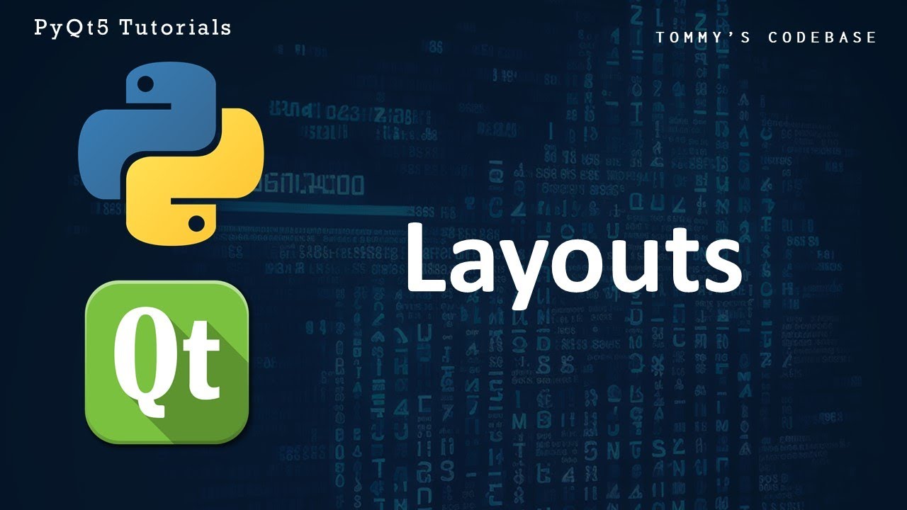 PyQt5 Layouts