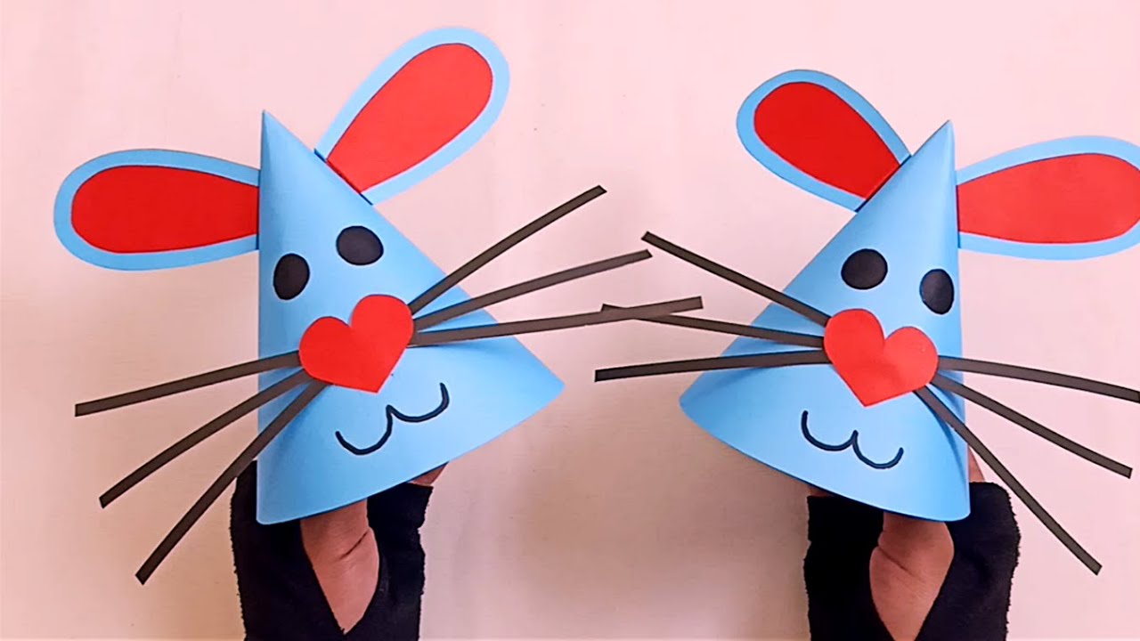 Cara Membuat Topi Kerucut Kelinci Dari Kertas Karton