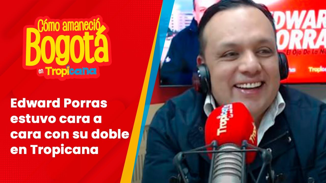 Edward Porras cara a cara con su doble