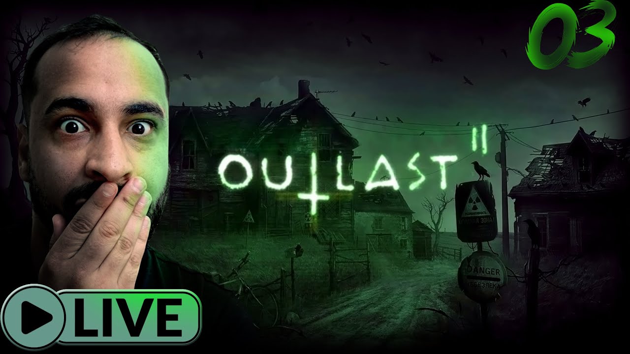 🟤LIVE: OUTLAST 2 PARTE #3 | Parte final da Primeira Run cheia de JUMPSCARE | RaufDant