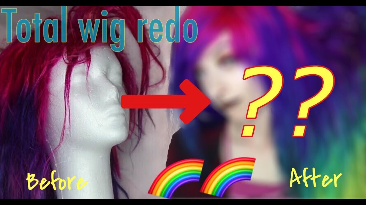 Totally remaking this wig, wig tutorial