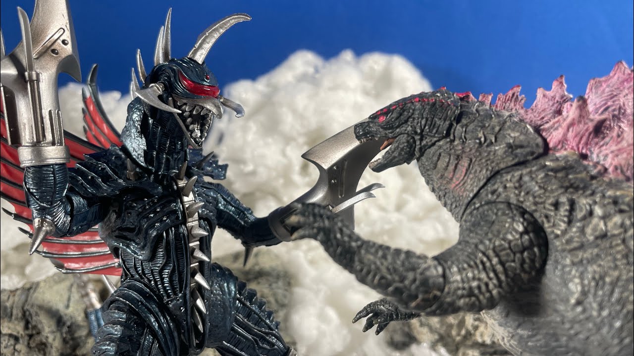 GODZILLA VS GIGAN (Epic battle stopmotion)